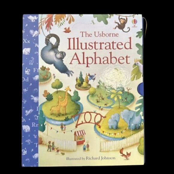 Illustrated Alphabet With Slipcase The Usborne Book Illustrated By R Johnson - Picture 1 of 3